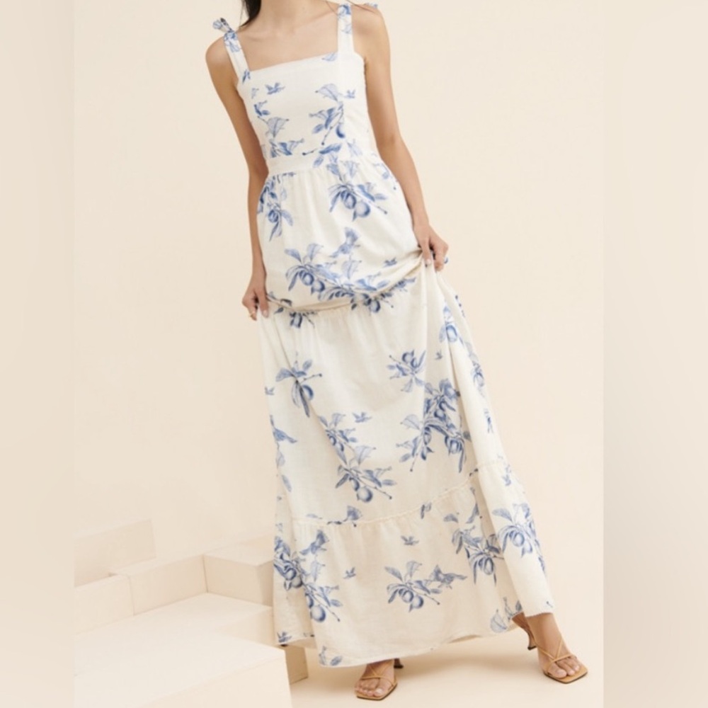 Anthropologie X Agua Bendita Midi Dress